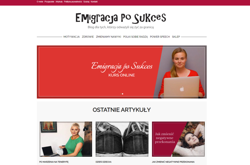 Polki na emigracji: blog "Emigracja po sukces"